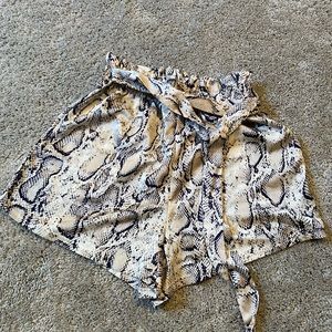 Snakeprint Shorts